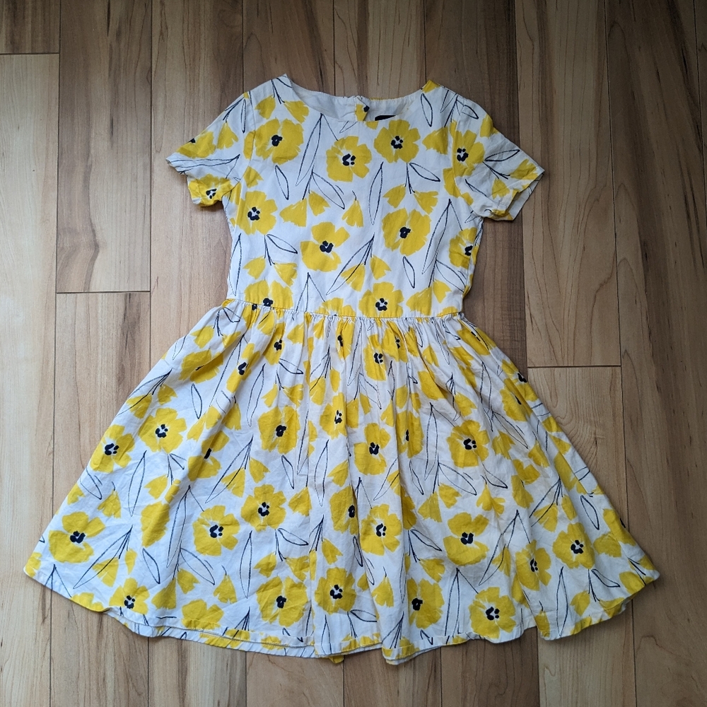 Land's End Cotton Girls summer dress. Size 7